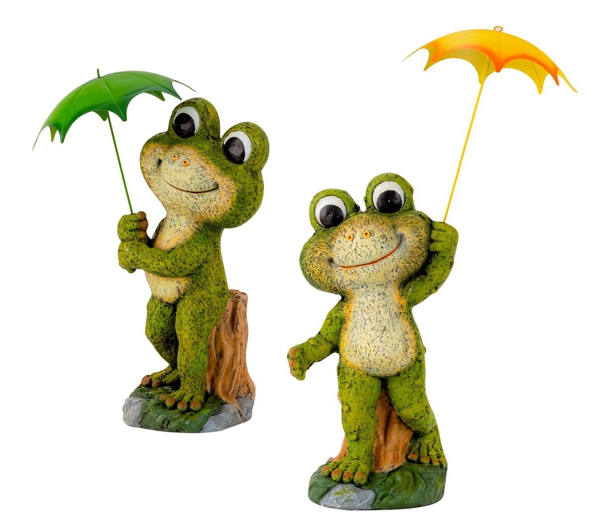 MAKRO - Žaba s dáždnikom stojaca mix 47 cm