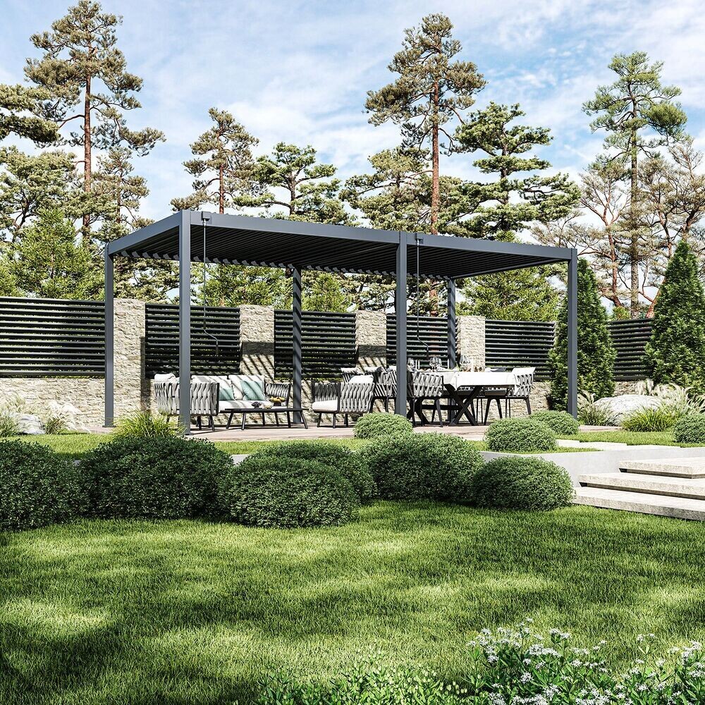 Bioklimatická pergola ECO 6x3 m Rojaplast