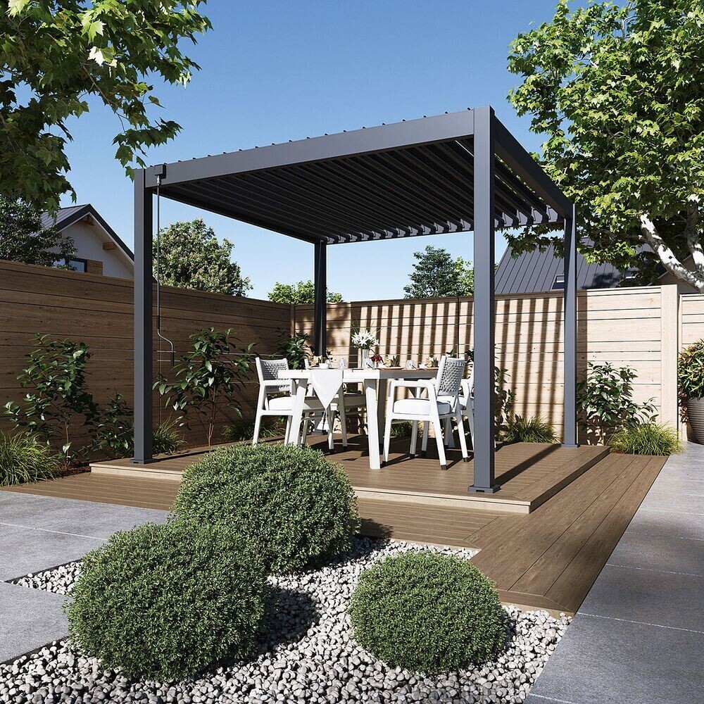 Bioklimatická pergola ECO 3x3  m Rojaplast