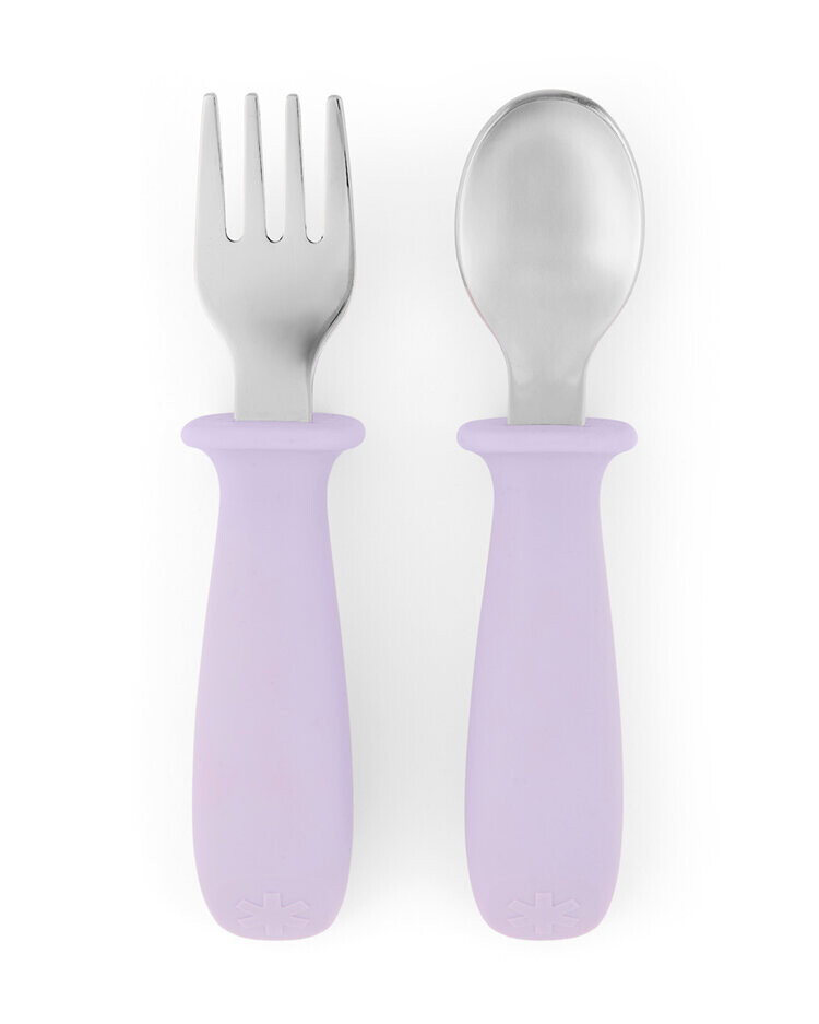 SKIP HOP Lyžička a vidlička Besties Squad Purple, 12m+