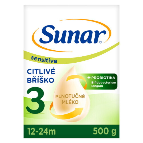 SUNAR Sensitive 3 12+ 500 g - balenie 4 ks