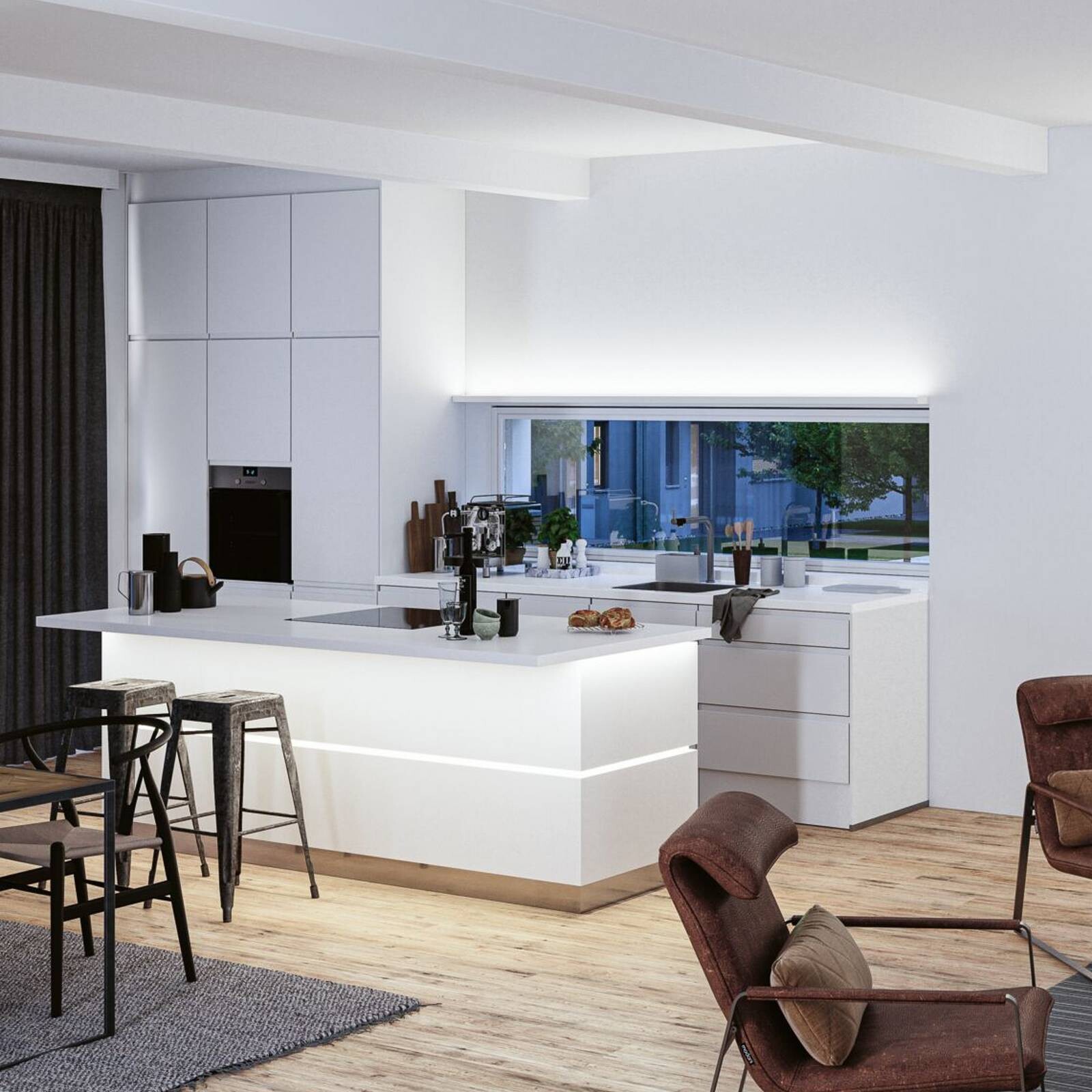 LED pásik Paulmann MaxLED 1000 COB – základná sada, 3 m, 6500 K