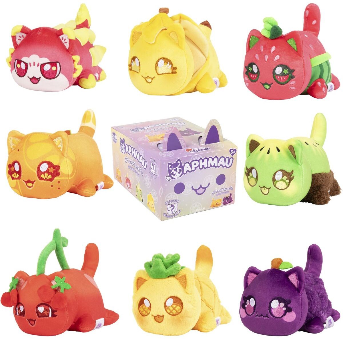 Alltoys Aphmau Mystery MeeMeow Plyšák ovocie