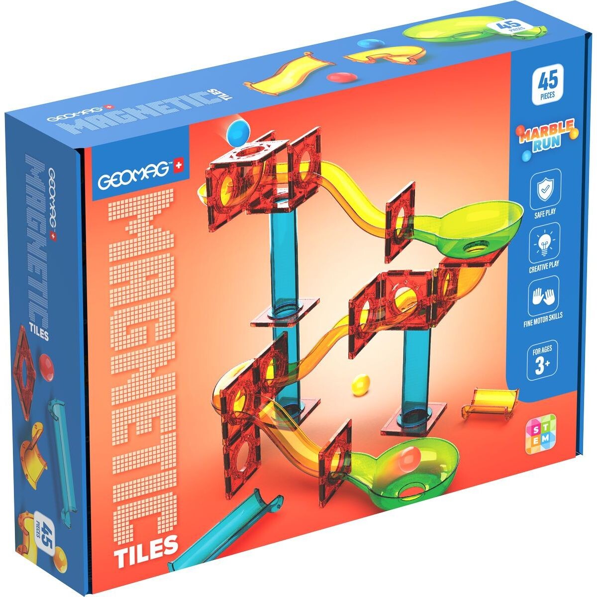 Geomag Guličkodráha 45 dielikov
