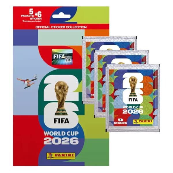Panini FIFA World Cup 2026 Stickers Multipack – futbalové nálepky