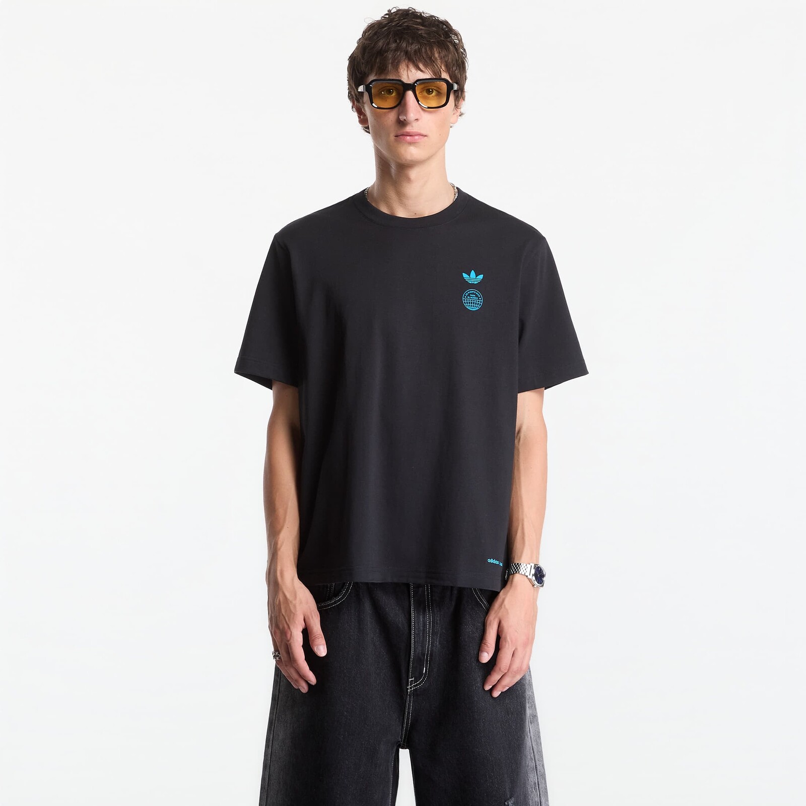 Tričko adidas x Bad Bunny DTMF Paris Heavyweight Merch Tee UNISEX Black M