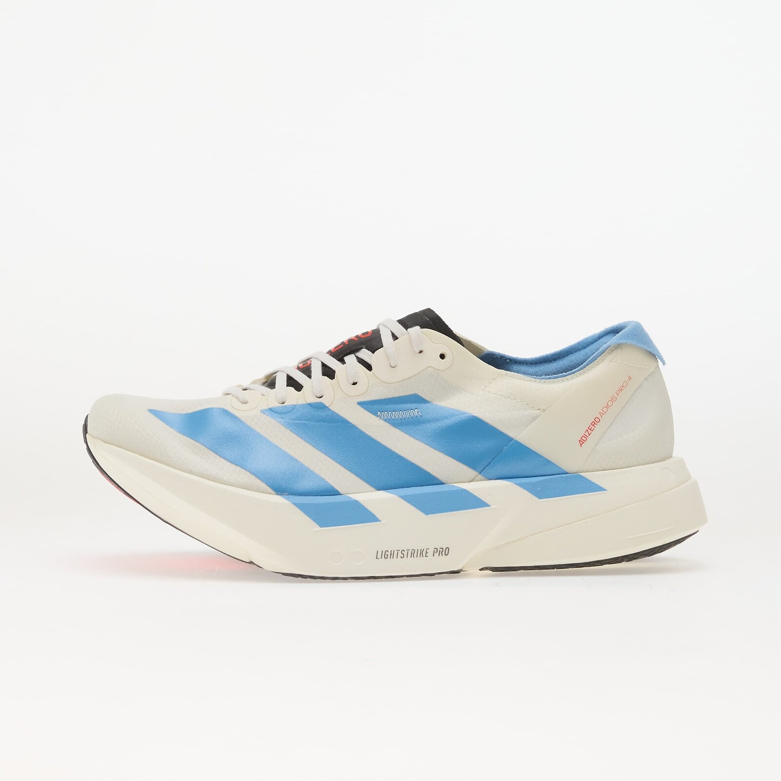 Tenisky adidas ADIZERO Adios Pro 4 Running Off White/ Light Blue/ Bright Red EUR 8.5