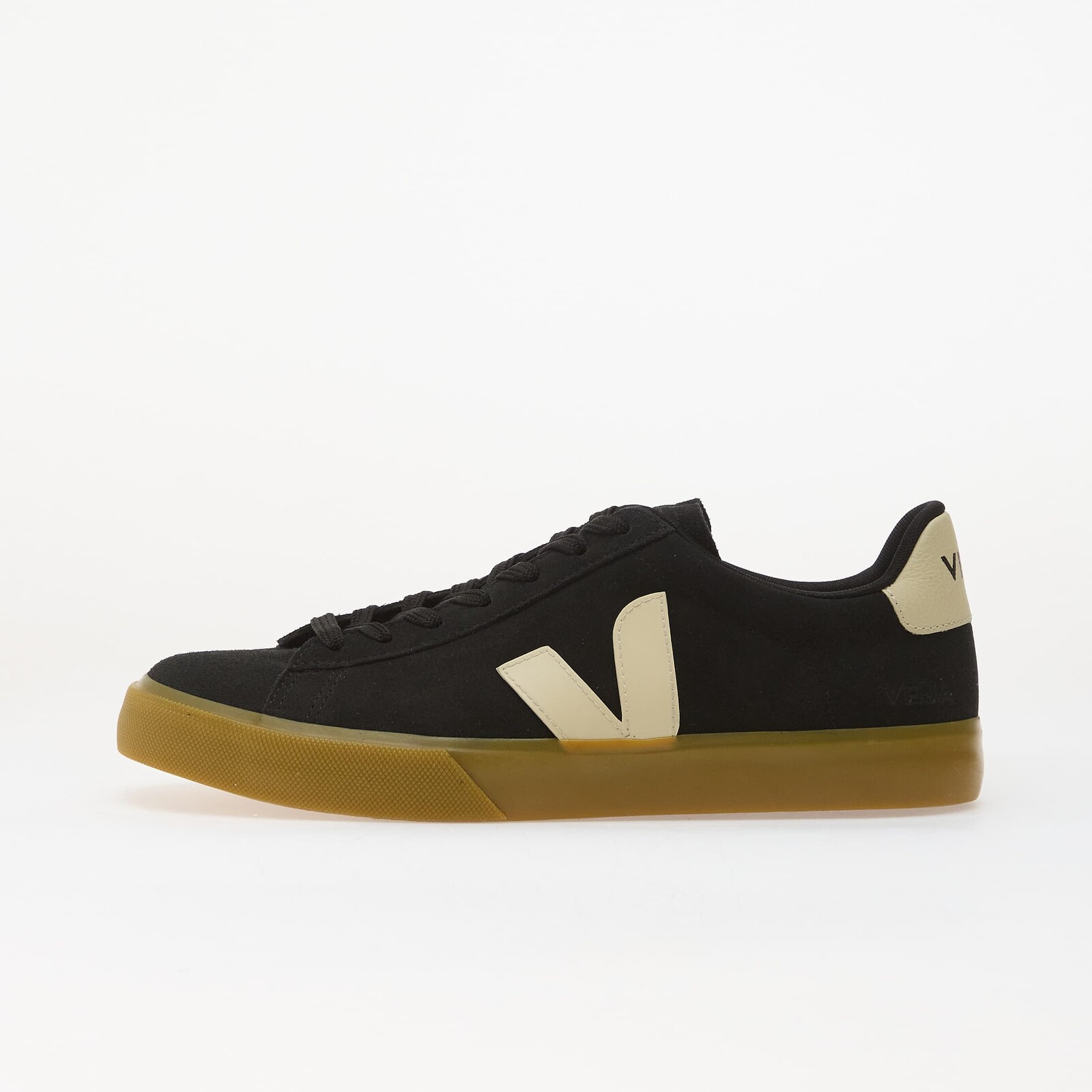 Tenisky Veja Campo Suede Black/ Pierre/ Natural EUR 40