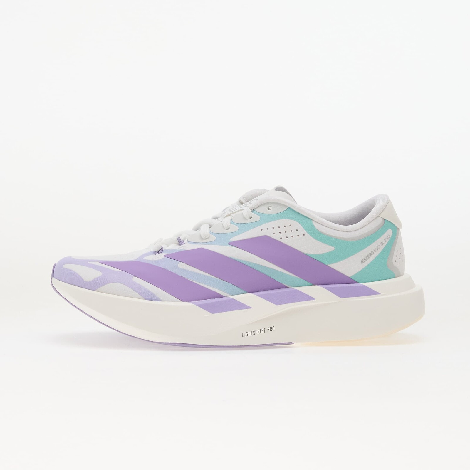 Tenisky adidas ADIZERO EVO SL Exo LIGHTSTRIKEPRO Running Ftwr White/ Violet Fusion/ Pulse Mint EUR 36 2/3