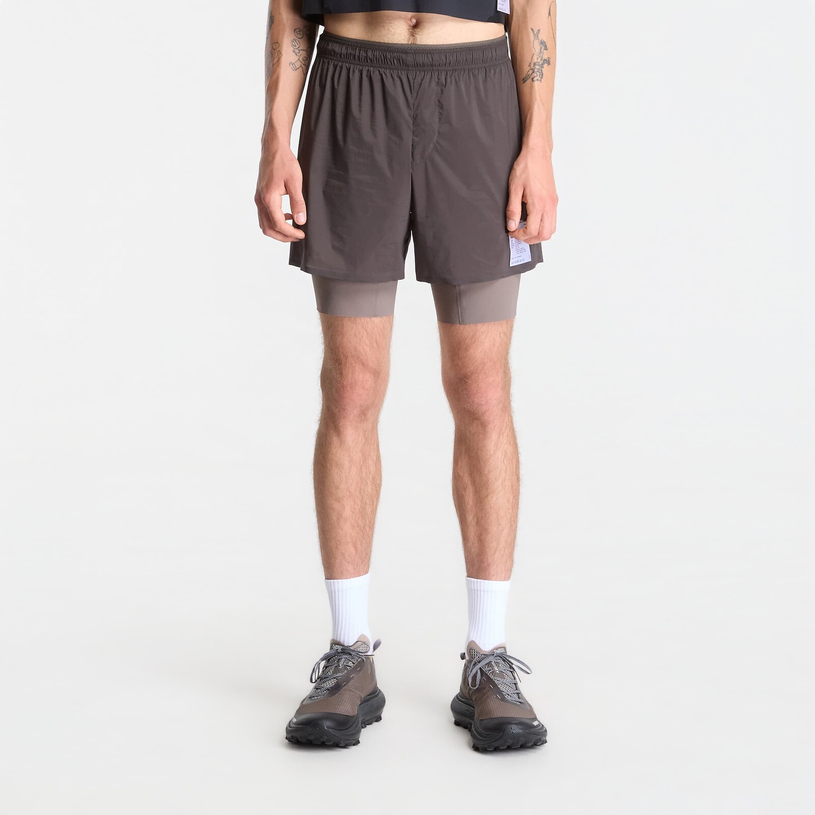 Šortky Satisfy TechSilk 8 Shorts Quicksand L