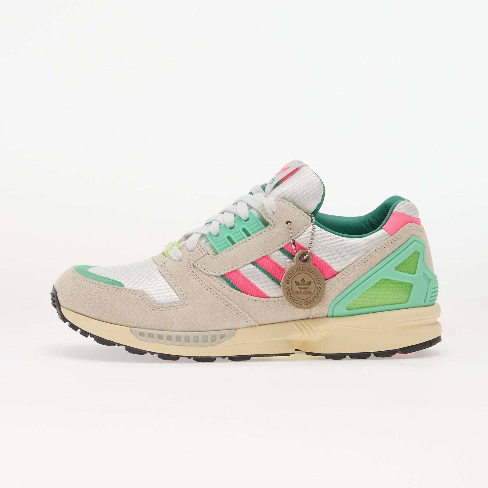 Tenisky adidas Zx 8000 Off White/ Lucid Pink/ Semi Court Green EUR 42 2/3