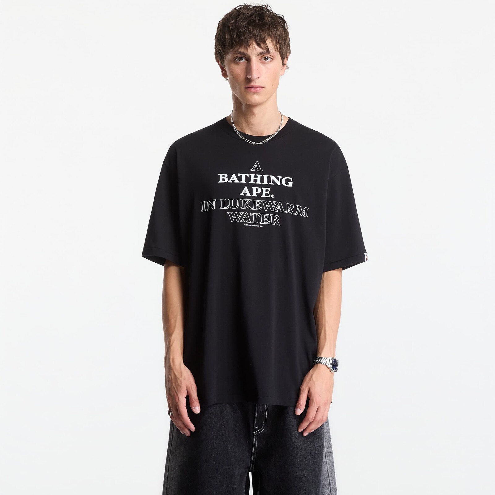 Tričko A Bathing Ape Ape Head A Bathing Ape Relaxed Fit Tee UNISEX Black L