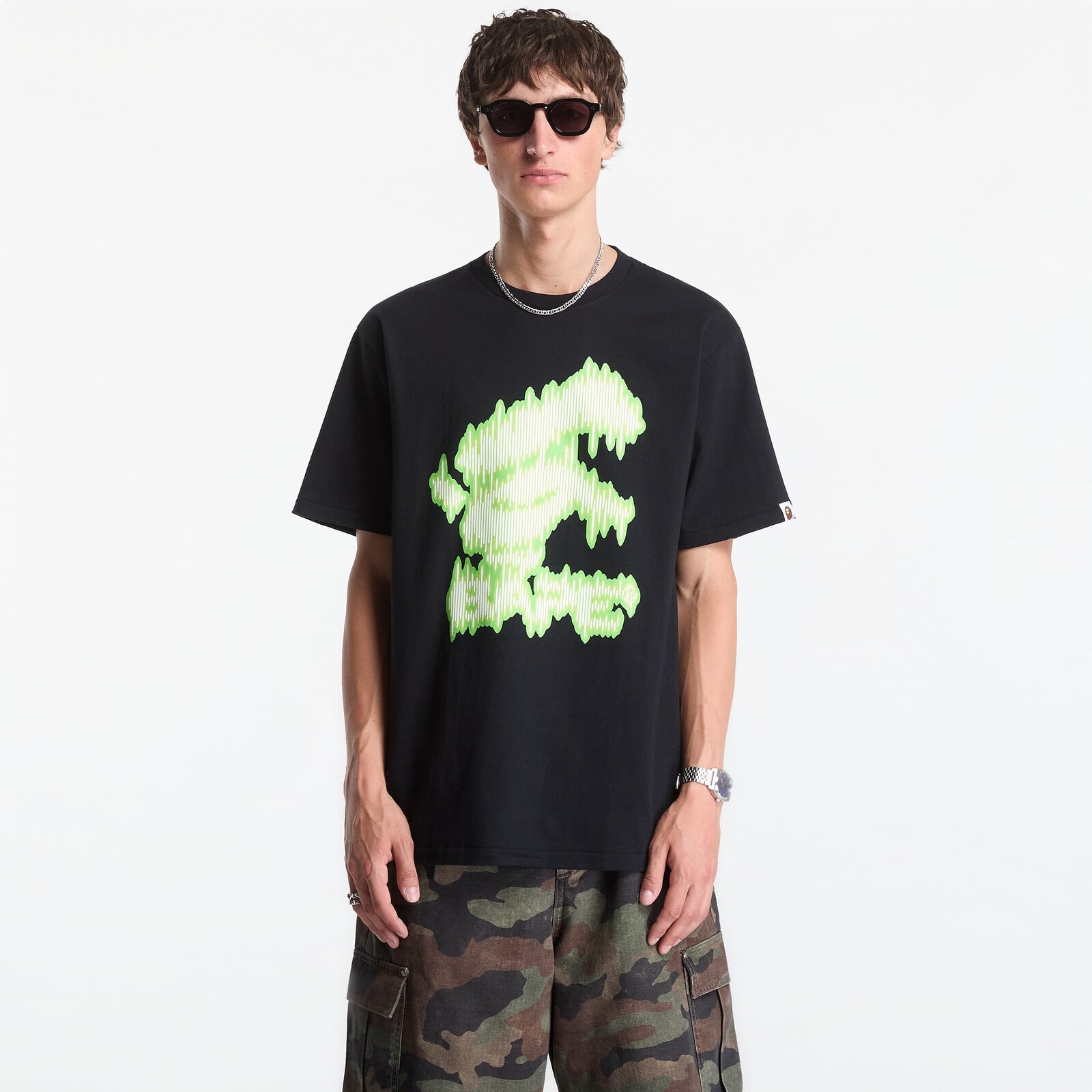 Tričko A Bathing Ape Noisy Bape Logo Tee UNISEX Black L