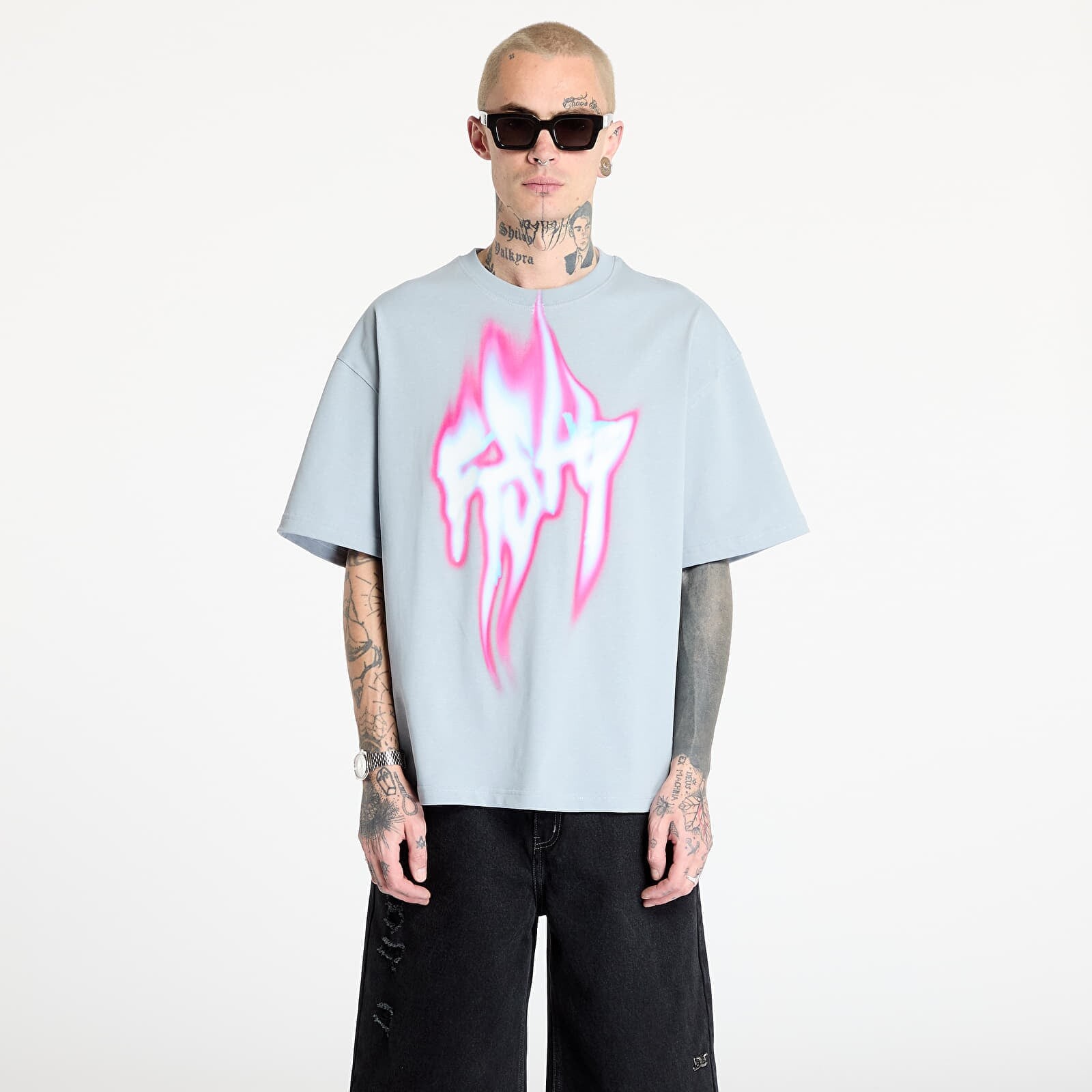 Tričko FTSHP Walking Art T-Shirt UNISEX Fire Cloud Blue XS