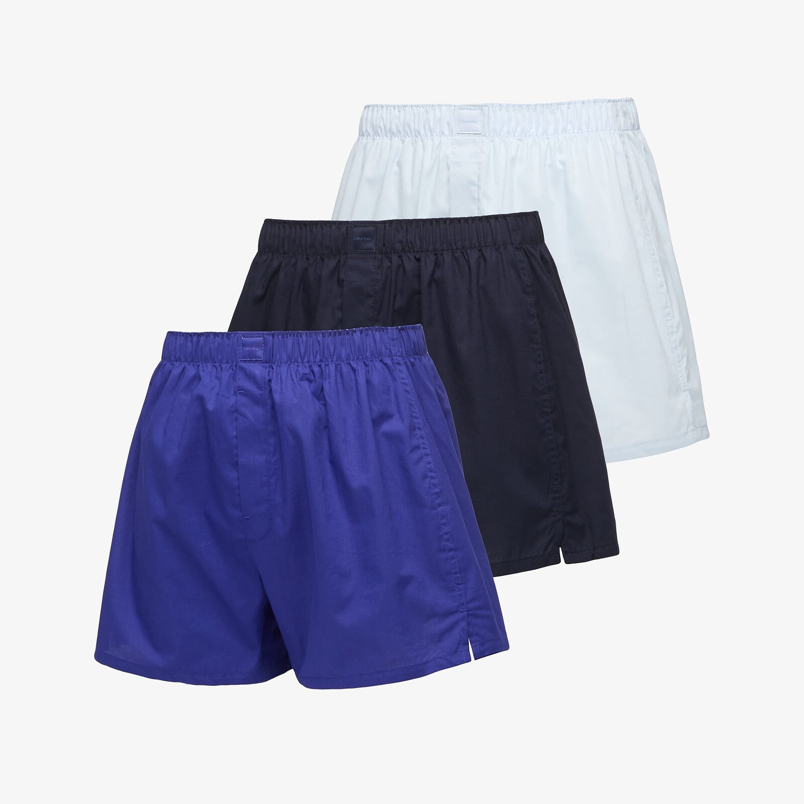 Boxerky Calvin Klein Boxer Trad 3-Pack Blue S