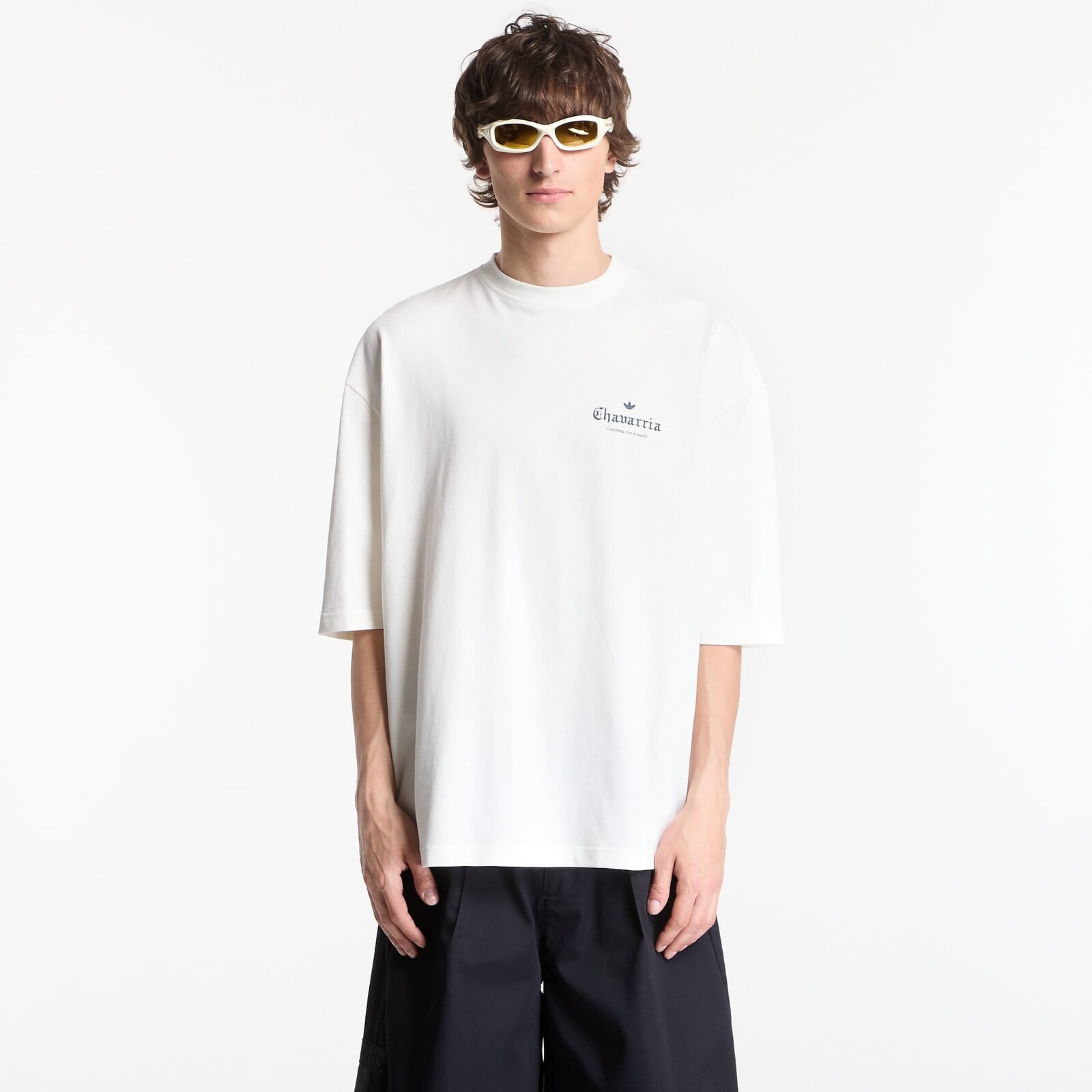 Tričko adidas x Willy Chavarria Graphic Tee Off White L
