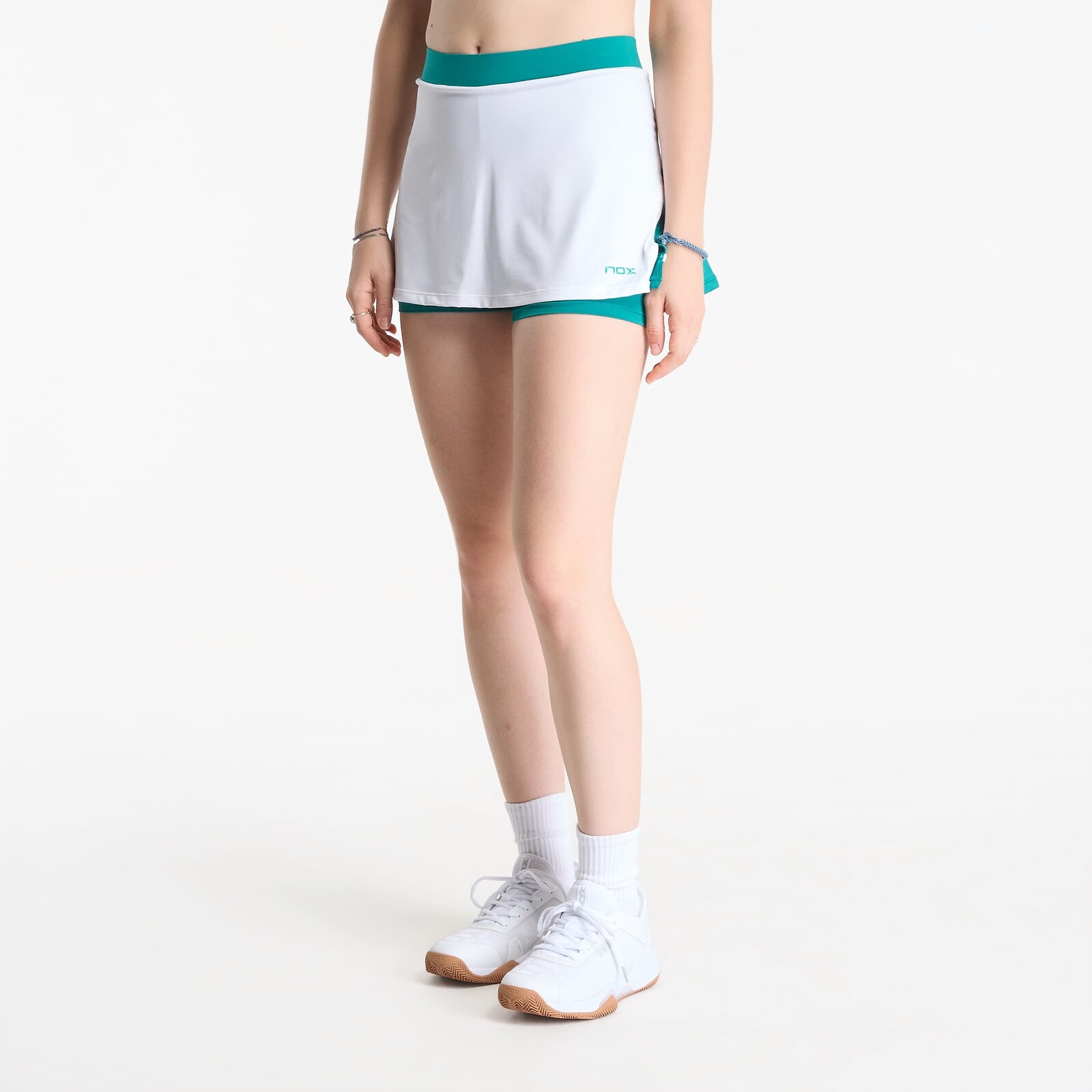 Sukňa Nox Pro Skirt White/ Ivy Green M