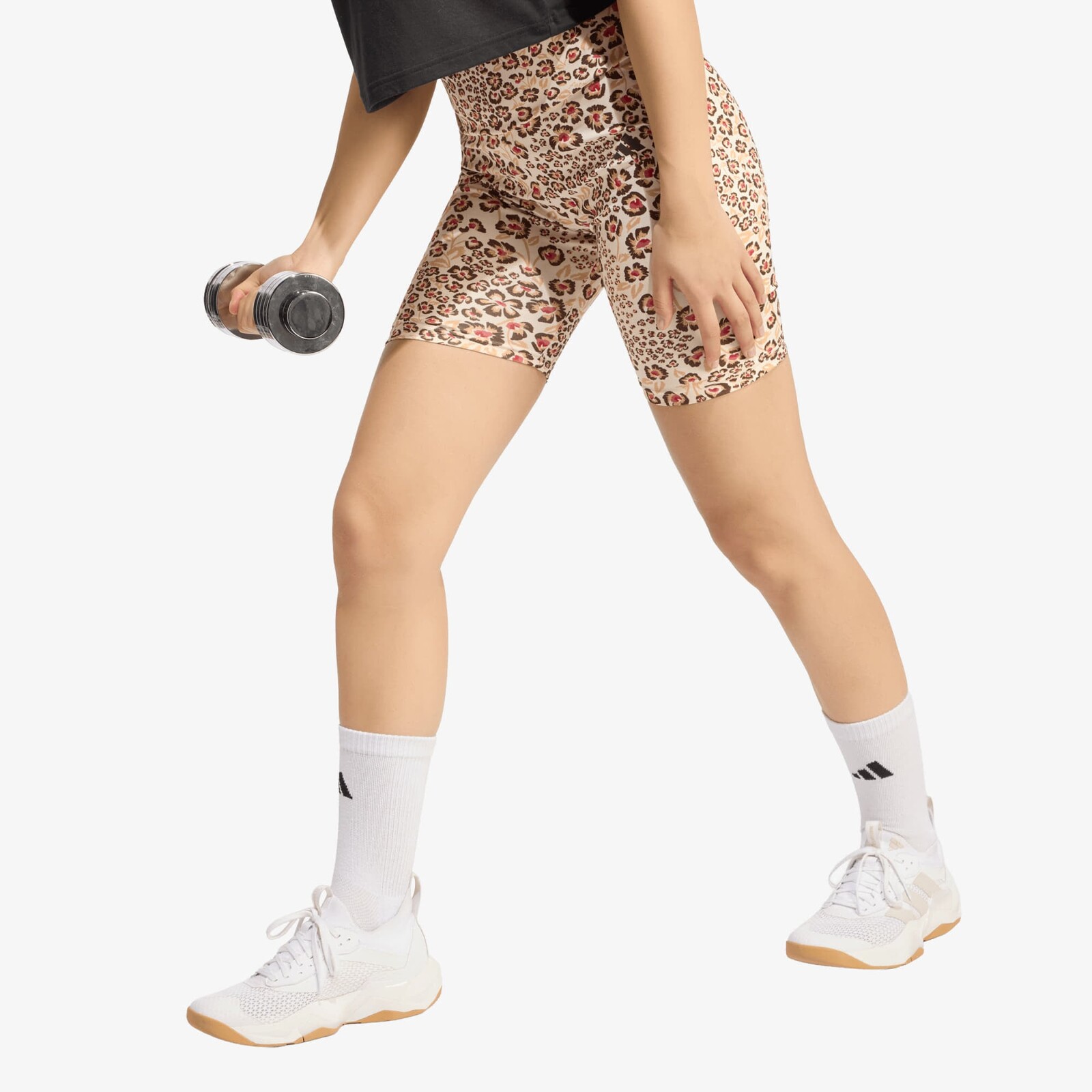 Šortky adidas x Farm Rio Bike Shorts Ecru Tint/ Shadow Brown/ Multicolor S