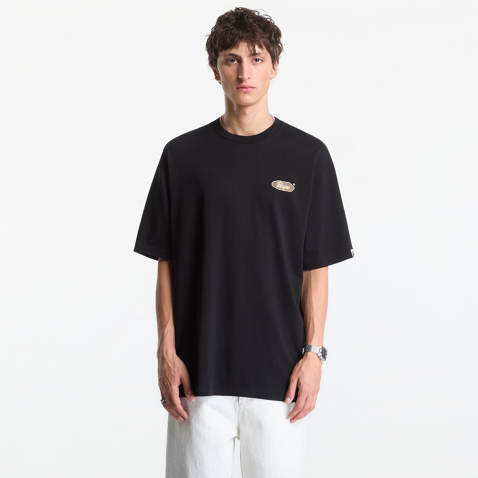 Tričko A Bathing Ape Skateboard Bape Logo Relaxed Fit Tee UNISEX Black L