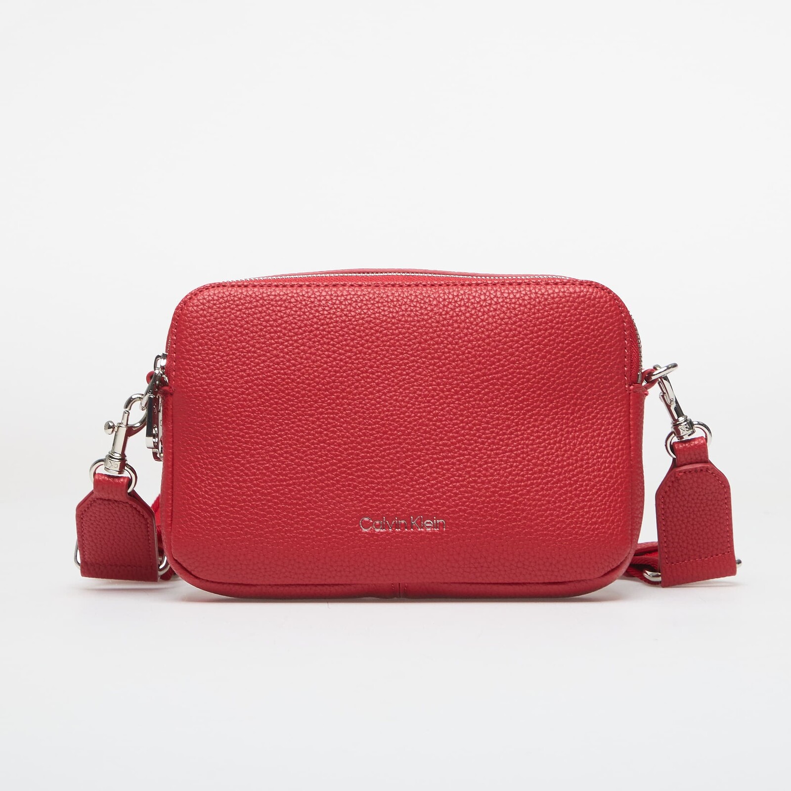 Taška Calvin Klein Webbing 2X Strap Camera Bag Bordeaux Wine Universal