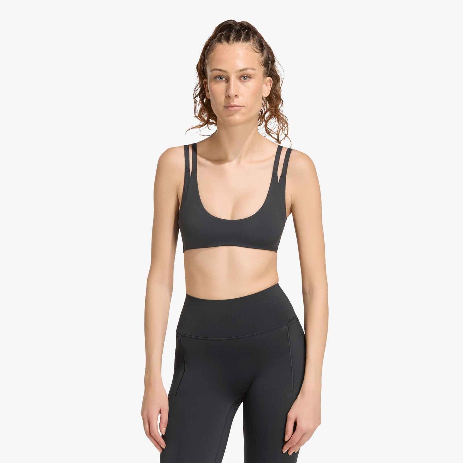 Podprsenka adidas Optimé Workout Reversible Twist Light Support Bra Black S