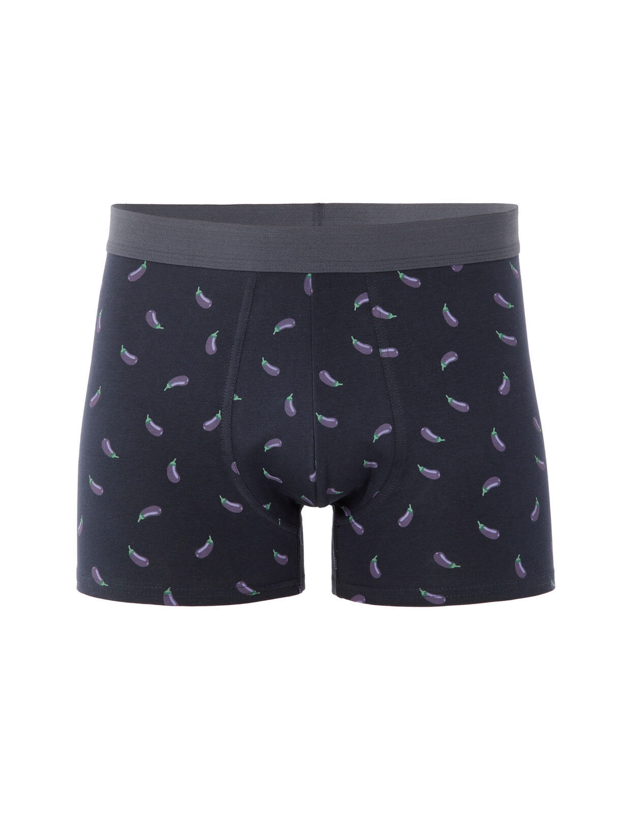 Boxerky s motívom baklažána