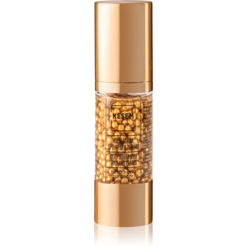 KESEM Night Serum with Gold and Pearls nočné sérum 30 ml