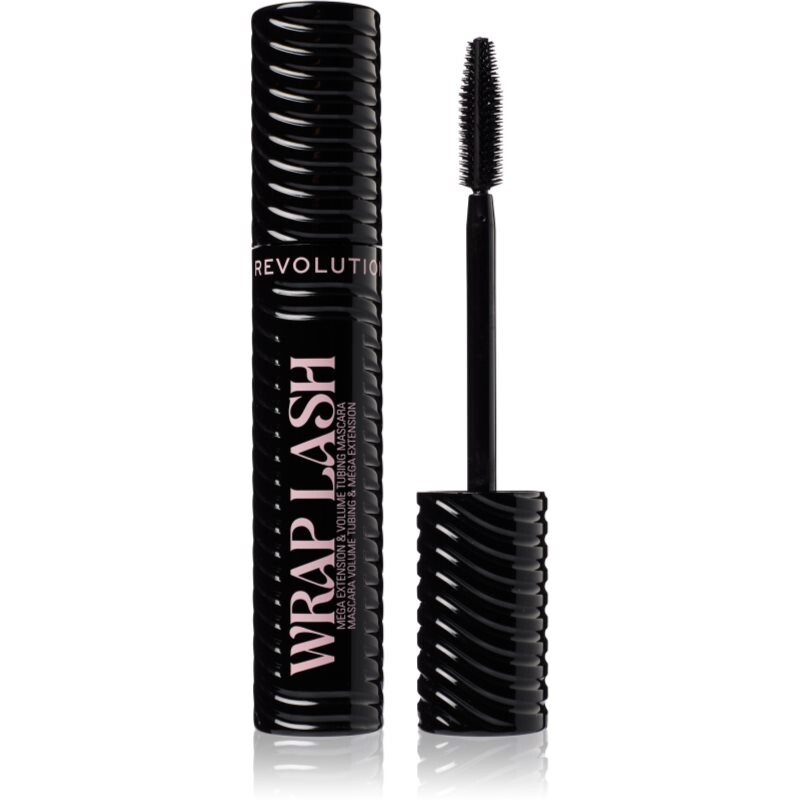 Revolution Wrap Lash riasenka pre objem odtieň Ultra Black 8.5 ml