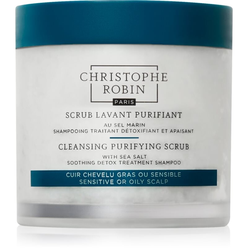 Christophe Robin Purifying Scrub With Sea Salt hĺbkovo čistiaci peeling s morskou soľou 750 ml