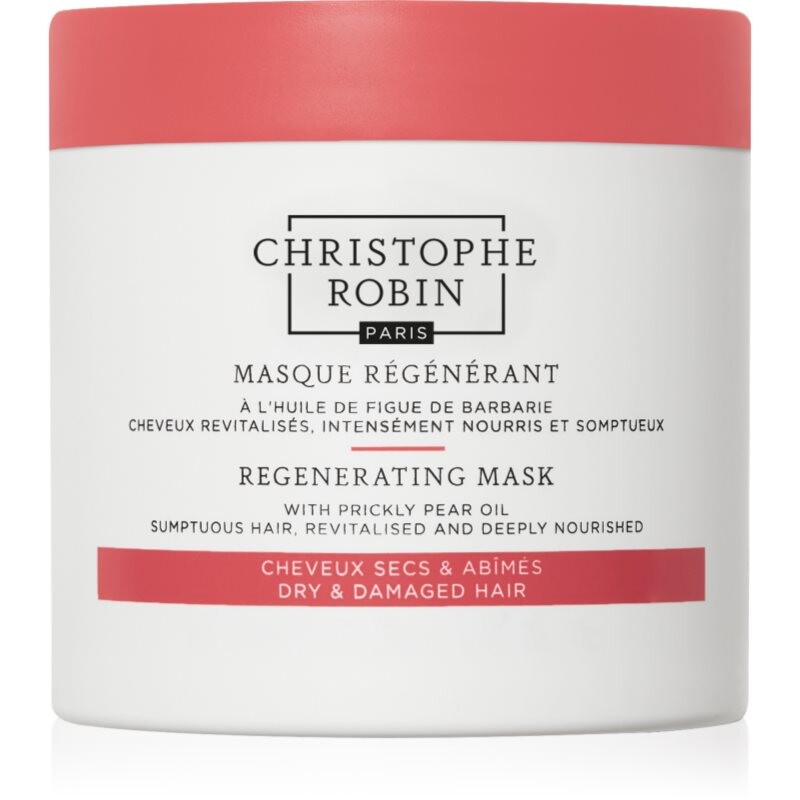 Christophe Robin Regenerating Regenerating Mask with prickly pear oil regeneračná maska na vlasy 75 ml