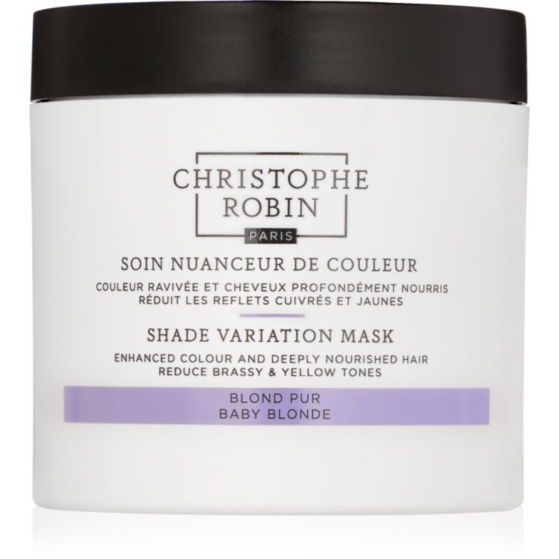 Christophe Robin Shade Variation Mask Baby Blond regeneračná maska neutralizujúci žlté tóny 250 ml