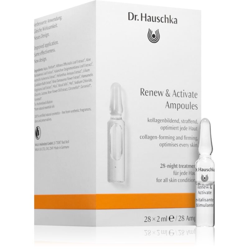 Dr. Hauschka Facial Care obnovujúca intenzívna starostlivosť pre spevnenie pleti 28x2 ml
