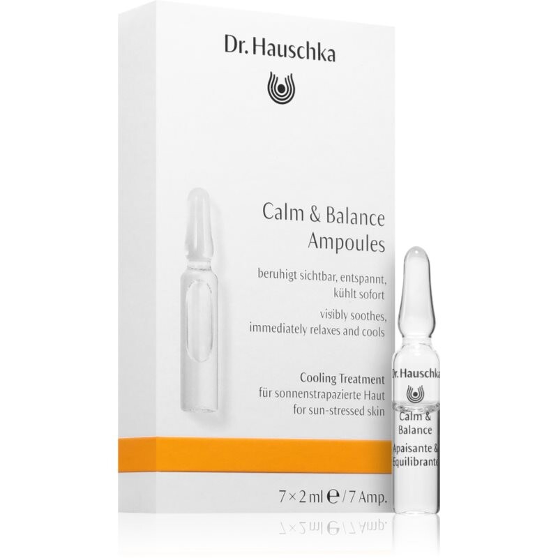 Dr. Hauschka Facial Care intenzívna upokojujúca starostlivosť pre citlivú pleť 7x2 ml