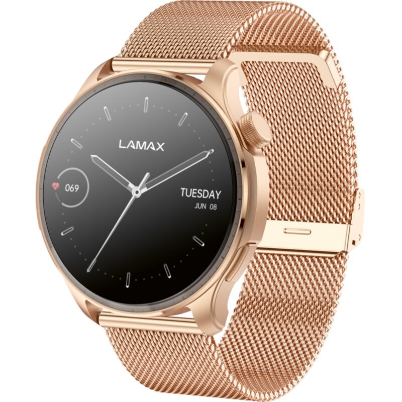LAMAX Electronics Prism AMOLED Rose Gold inteligentné hodinky 1 ks