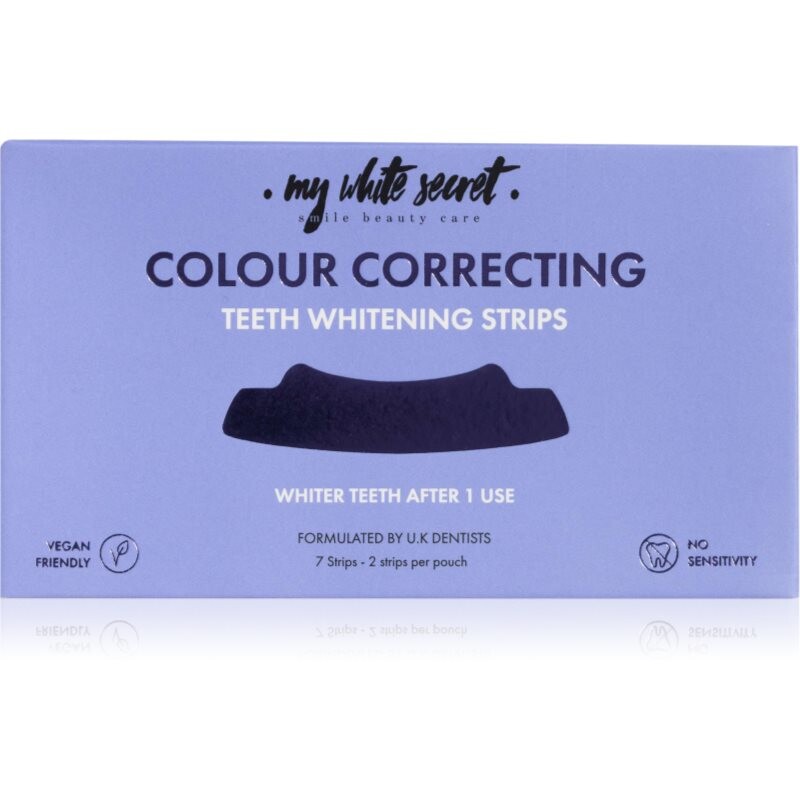 My White Secret Colour Correcting bieliace pásiky 7 ks
