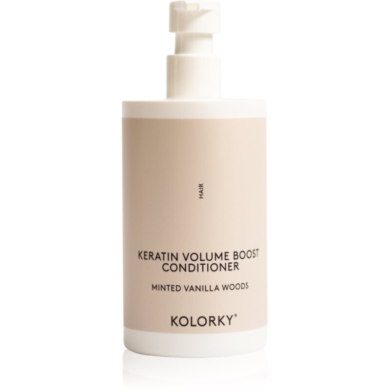 Kolorky Keratine Volume Boost Conditioner kondicionér pre objem vlasov Minted Vanilla Woods 390 ml