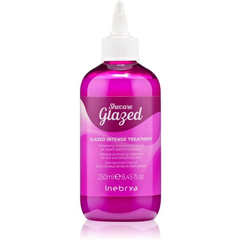 Inebrya Shecare Glazed Intense Treatment hydratačná starostlivosť na lesk a hebkosť vlasov 250 ml