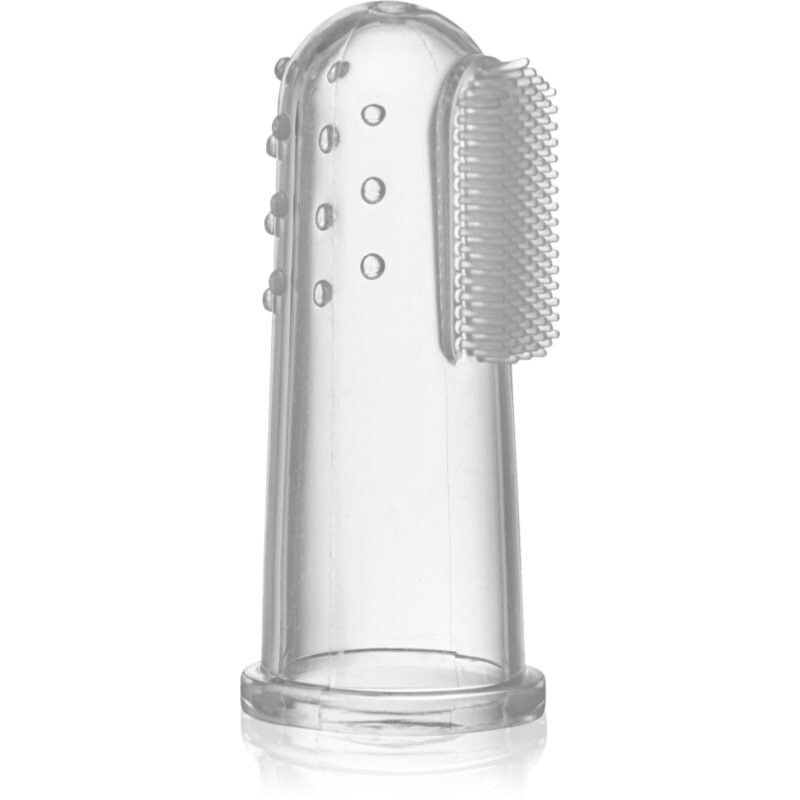 Dr. Brown's Silicone Finger Toothbrush detská zubná kefka na prst s puzdrom 1 ks