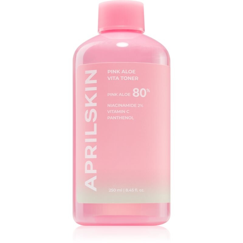 APRILSKIN Pink Aloe Vita Toner hydratačné tonikum na posilnenie kožnej bariéry 250 ml