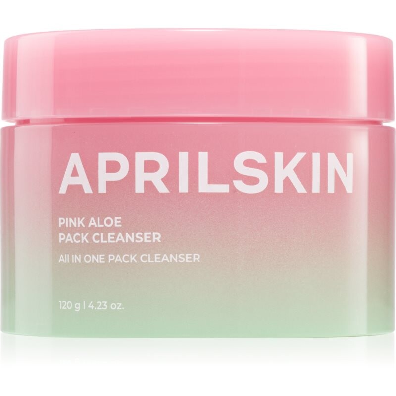 APRILSKIN Pink Aloe Pack Cleanser odličovací a čistiaci balzam s hydratačným účinkom 120 g