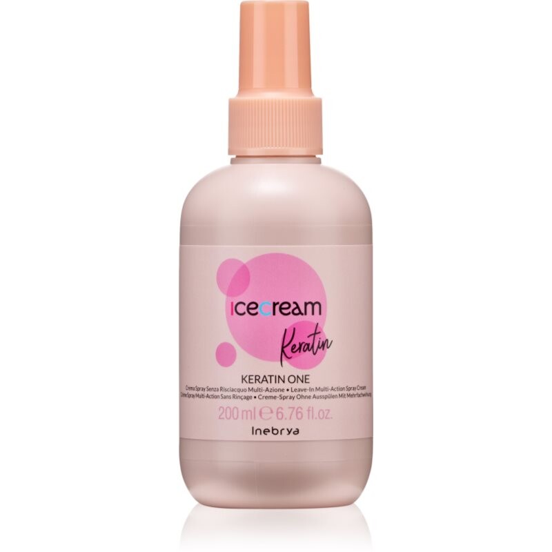 Inebrya Keratin One Multiaction bezoplachová kúra na vlasy s keratinem 200 ml