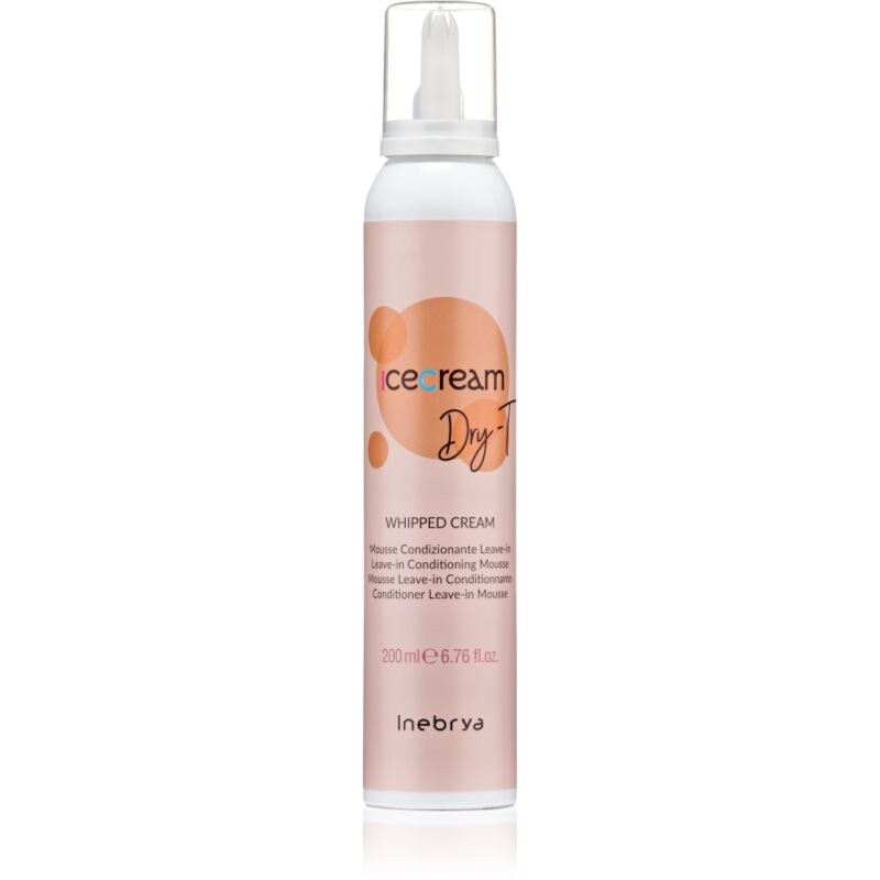 Inebrya Ice Cream Dry-T Whipped Cream hydratačná pena na vlasy 200 ml