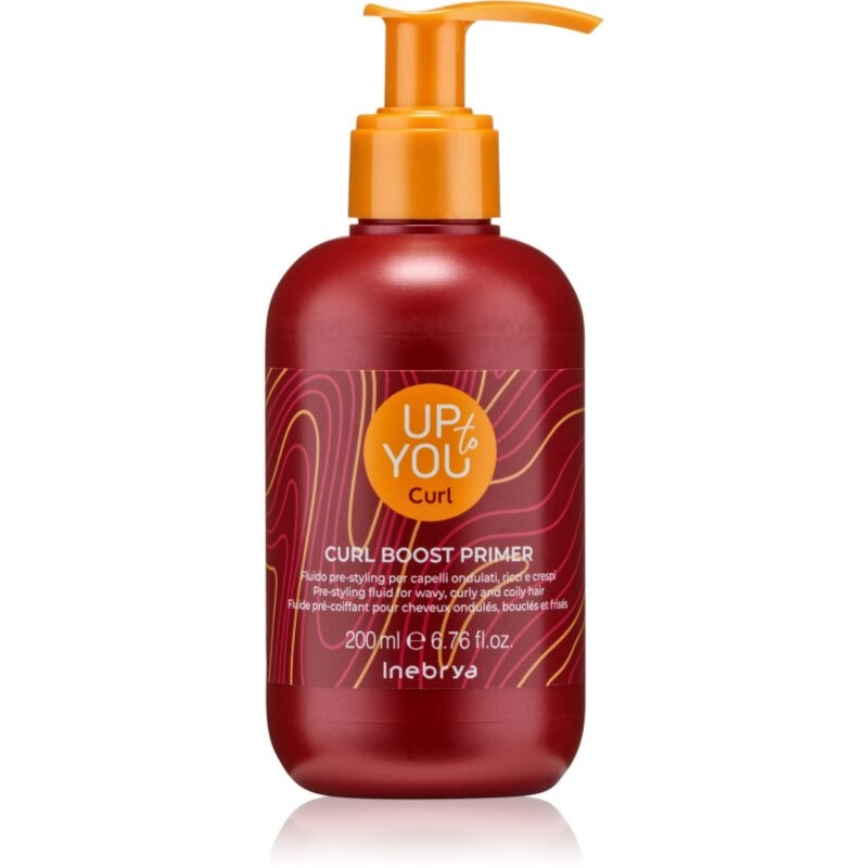Inebrya Up To You Curl Boost Primer stylingový krém pre vlnité a kučeravé vlasy 200 ml