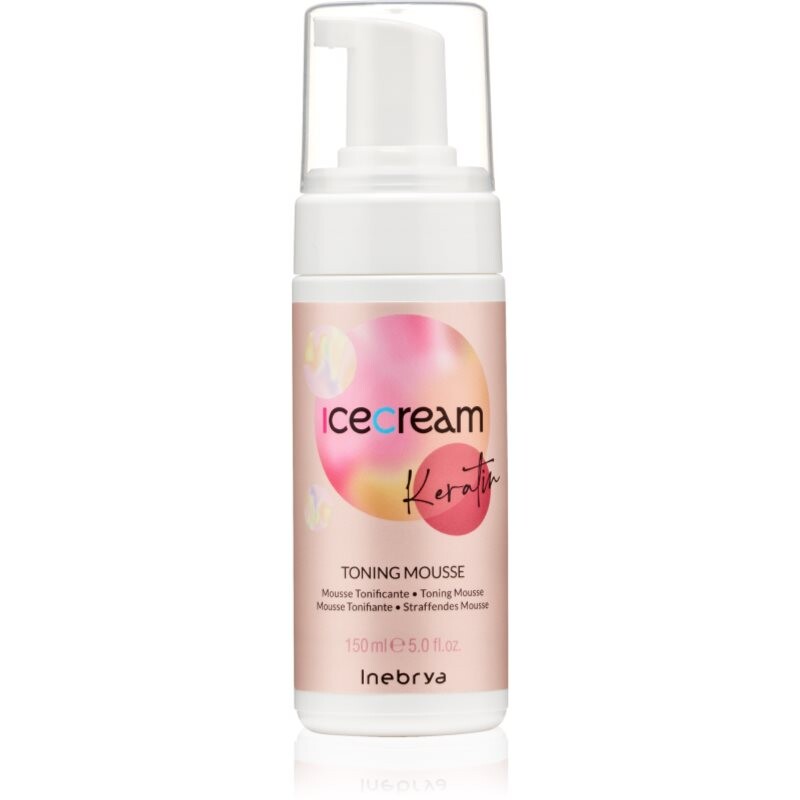 Inebrya Keratin Toning Mousse regeneračná pena na vlasy s keratinem 150 ml