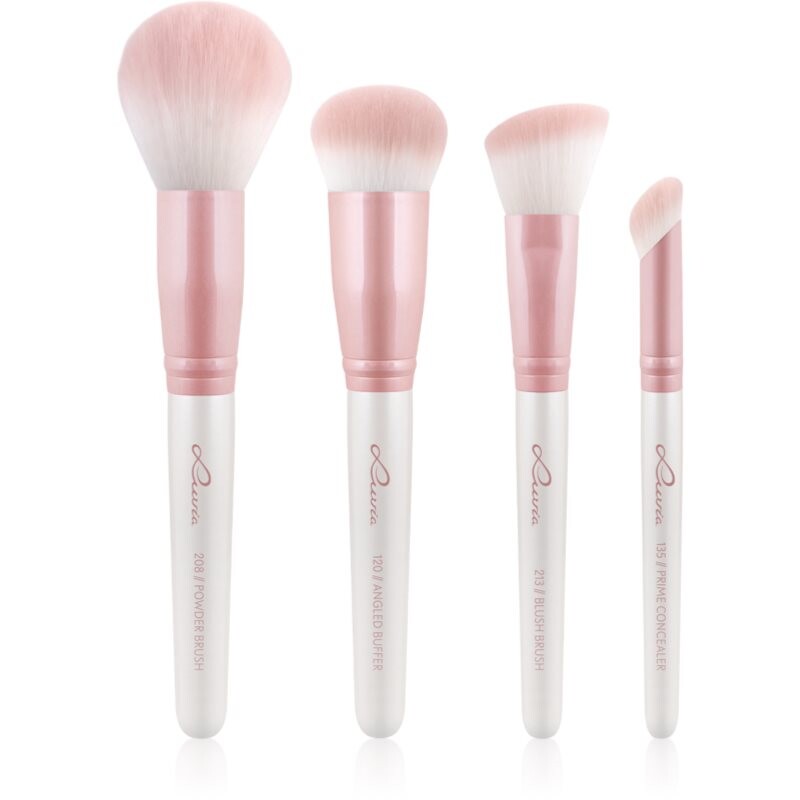 Luvia Cosmetics Flawless Face Set sada štetcov s puzdrom Candy