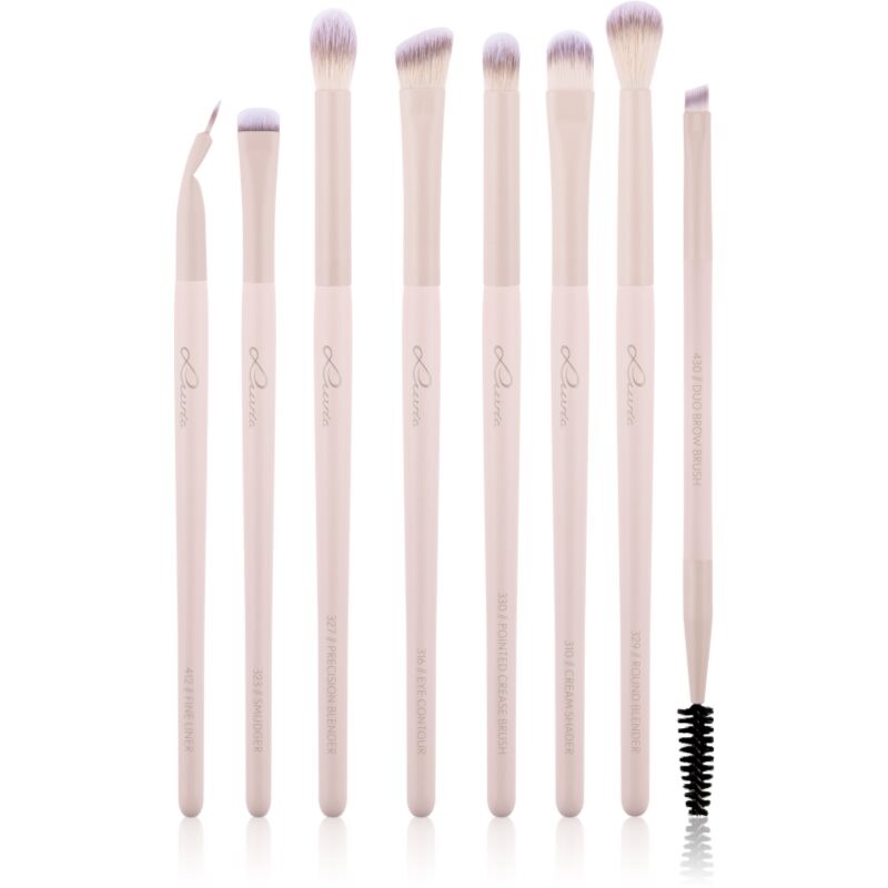 Luvia Cosmetics All Eye Want Nude Aura sada štetcov na líčenie očí
