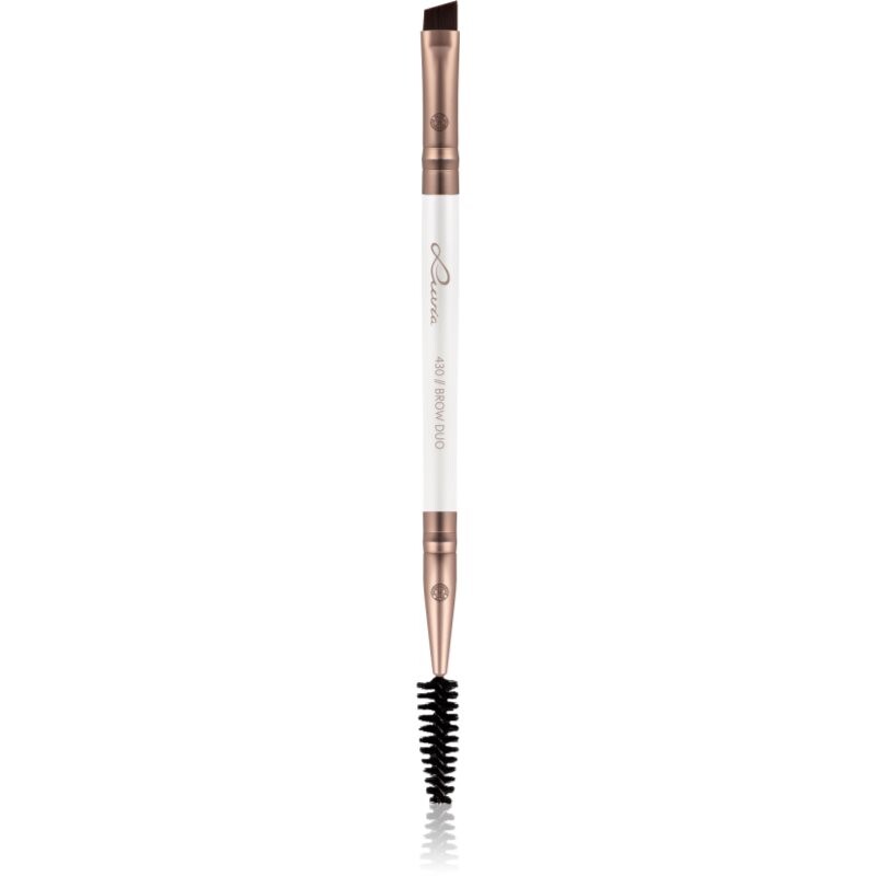 Luvia Cosmetics Elegance Brow Duo obojstranný štetec na obočie 430 1 ks