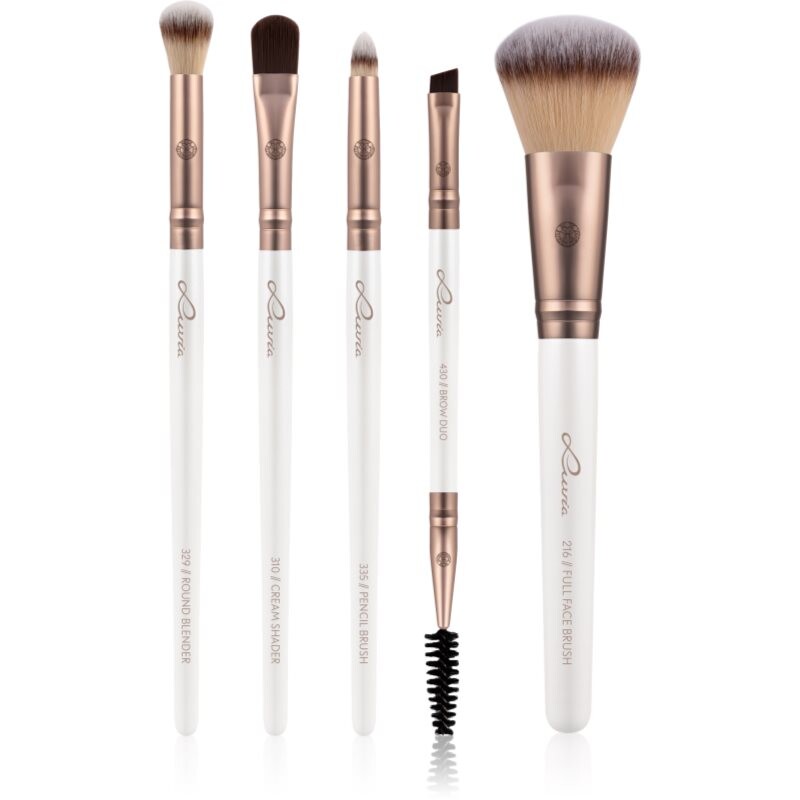 Luvia Cosmetics Daily Selection sada štetcov s puzdrom Prime Vegan