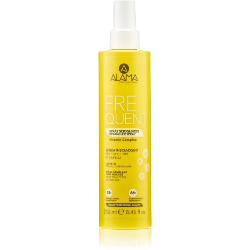 Alama Professional Frequent Detangler Spray bezoplachový sprej pre jednoduché rozčesávanie vlasov 250 ml