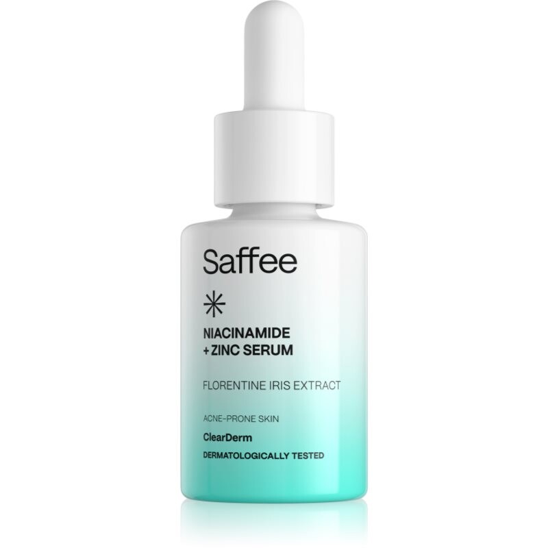 Saffee ClearDerm Niacinamide + Zinc Serum zmatňujúce sérum pre stiahnutie rozšírených pórov s niacínamidom a zinkom 30 ml